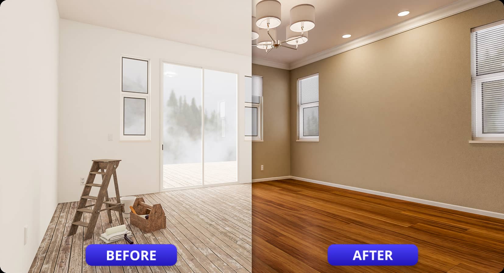 Window Before and After