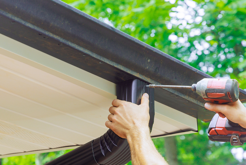 Gutter Before and After